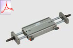 Twin cylinders slide with fixed body series S11